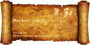 Merkel Zsolt névjegykártya